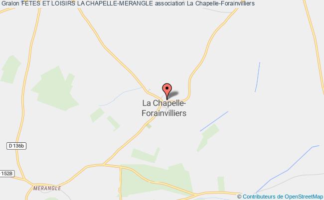 plan association Fetes Et Loisirs La Chapelle-merangle La    Chapelle-Forainvilliers