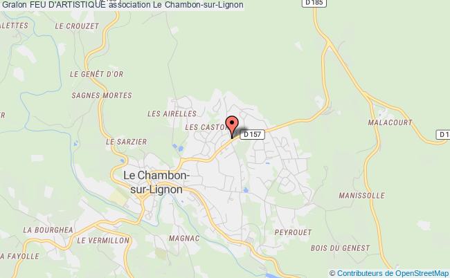 plan association Feu D'artistique Le    Chambon-sur-Lignon