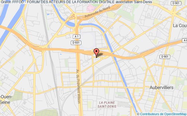 plan association Fffod - Forum Des Acteurs De La Formation Digitale Saint-Denis