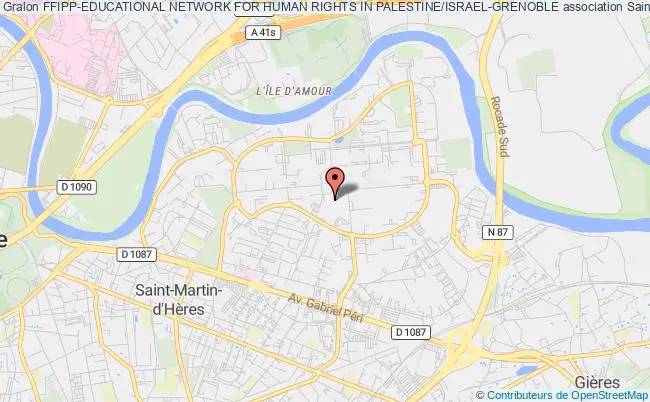 plan association Ffipp-educational Network For Human Rights In Palestine/israel-grenoble Saint-Martin-d'Hères