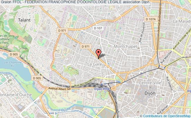 plan association Ffol - Federation Francophone D'odontologie Legale Dijon