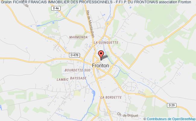 plan association Fichier Francais Immobilier Des Professionnels - F.f.i.p. Du Frontonais Fronton