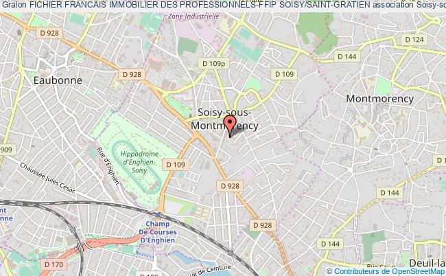 plan association Fichier Francais Immobilier Des Professionnels-ffip Soisy/saint-gratien Soisy-sous-Montmorency