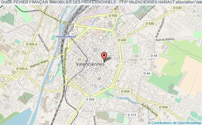 plan association Fichier FranÇais Immobilier Des Professionnels - Ffip Valenciennes Hainaut Valenciennes
