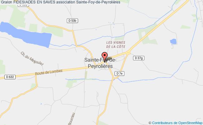 plan association Fidesiades En Saves Sainte-Foy-de-Peyrolières