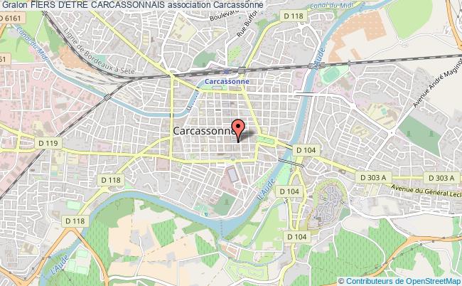 plan association Fiers D'etre Carcassonnais Carcassonne