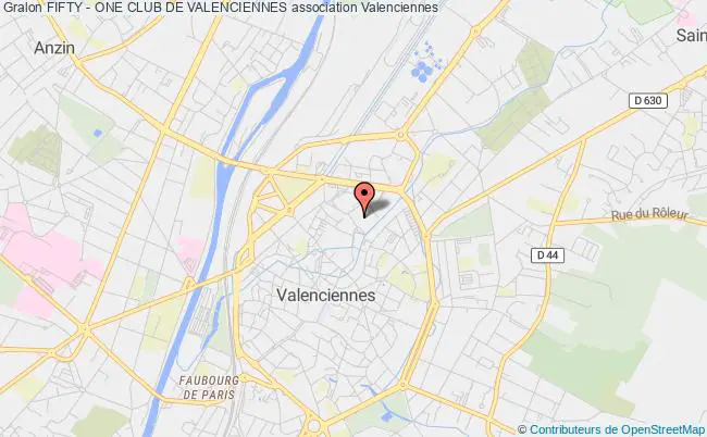 plan association Fifty - One Club De Valenciennes Valenciennes