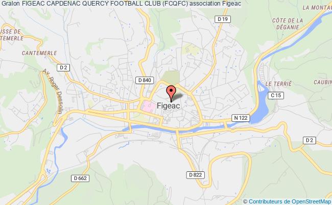 plan association Figeac Capdenac Quercy Football Club (fcqfc) Figeac