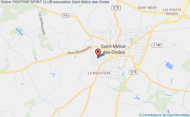 plan association Fighting Spirit Club Saint-Méloir-des-Ondes