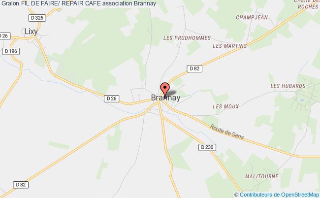 plan association Fil De Faire/ Repair Cafe Brannay