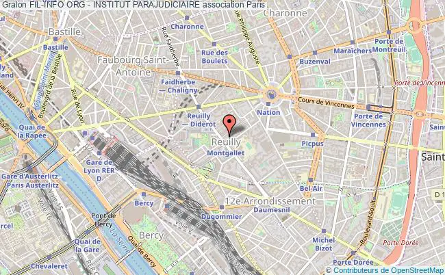 plan association Fil-info Org - Institut Parajudiciaire Paris