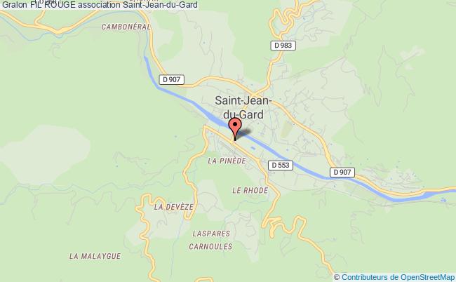 plan association Fil Rouge Saint-Jean-du-Gard