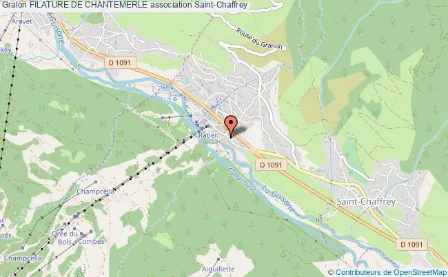 plan association Filature De Chantemerle Saint-Chaffrey