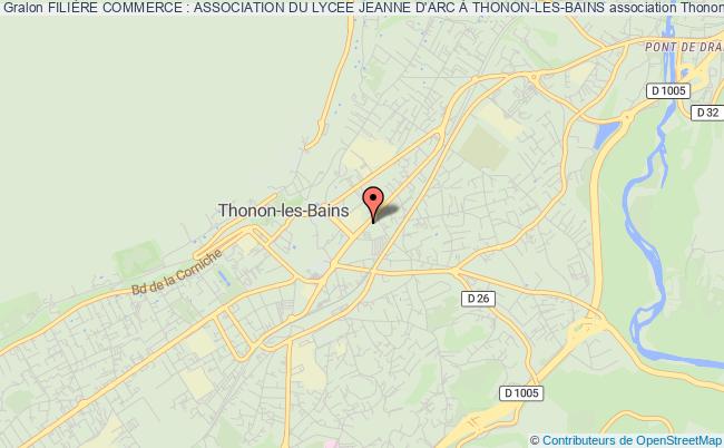 plan association FiliÈre Commerce : Association Du Lycee Jeanne D'arc À Thonon-les-bains Thonon-les-Bains