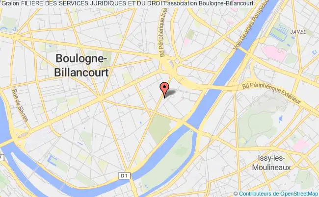 plan association Filiere Des Services Juridiques Et Du Droit Boulogne-Billancourt