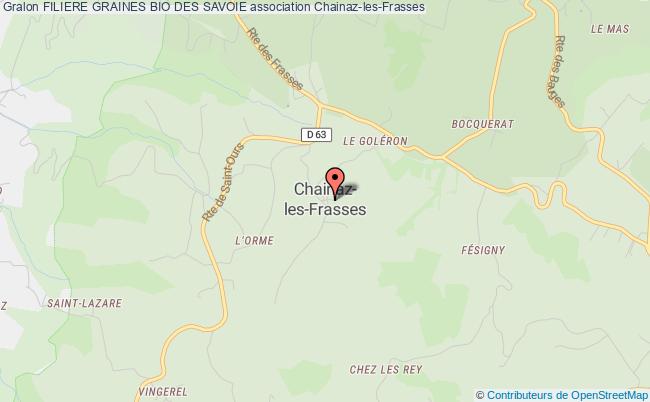 plan association Filiere Graines Bio Des Savoie Chainaz-les-Frasses