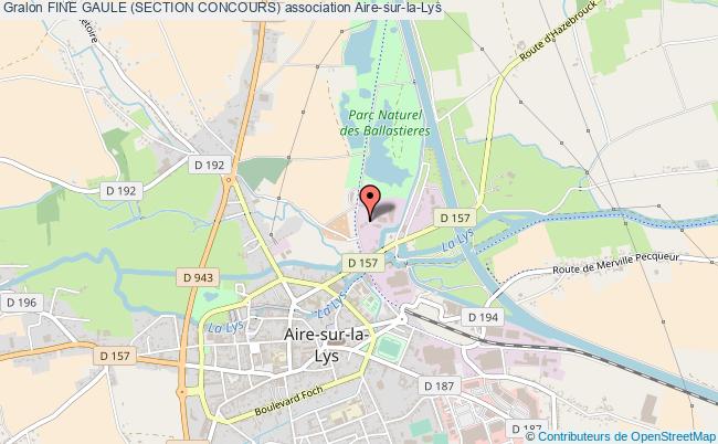 plan association Fine Gaule (section Concours) Aire-sur-la-Lys