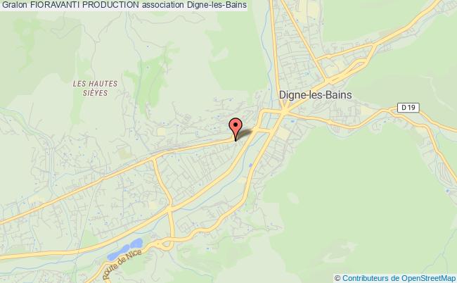 plan association Fioravanti Production Digne-les-Bains