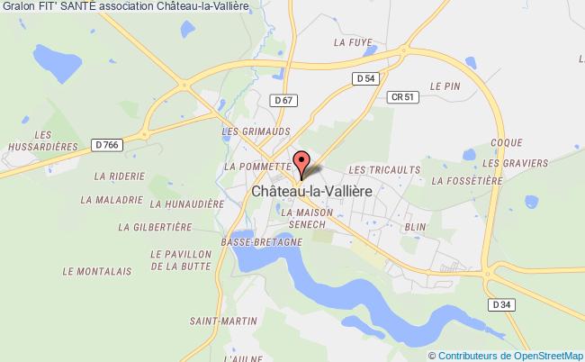 plan association Fit' SantÉ Château-la-Vallière