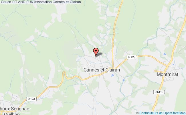 plan association Fit And Fun Cannes-et-Clairan