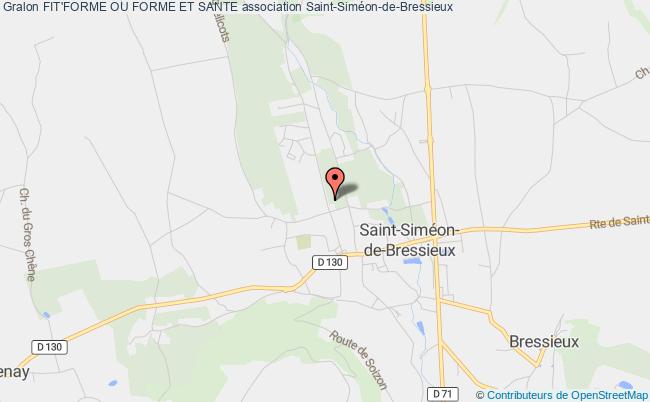 plan association Fit'forme Ou Forme Et Sante Saint-Siméon-de-Bressieux