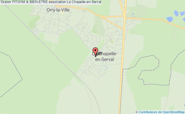 plan association Fitgym & Bien-etre Chapelle-en-Serval