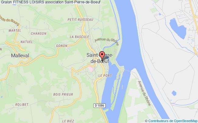 plan association Fitness Loisirs Saint-Pierre-de-Boeuf