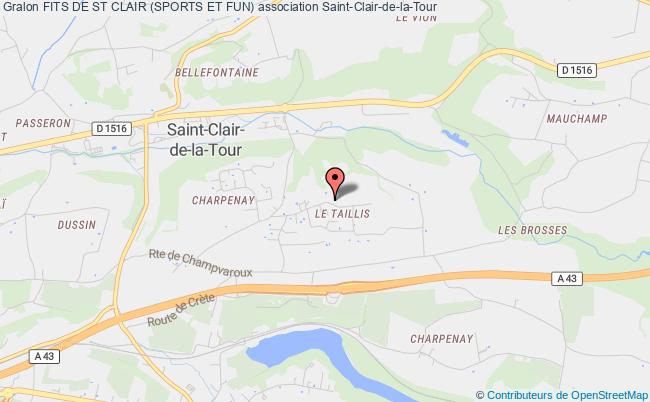 plan association Fits De St Clair (sports Et Fun) Saint-Clair-de-la-Tour