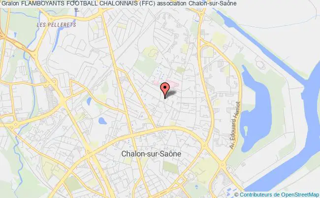 plan association Flamboyants Football Chalonnais (ffc) Chalon-sur-Saône