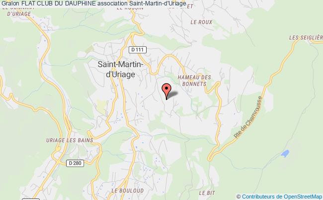 plan association Flat Club Du Dauphine Saint-Martin-d'Uriage