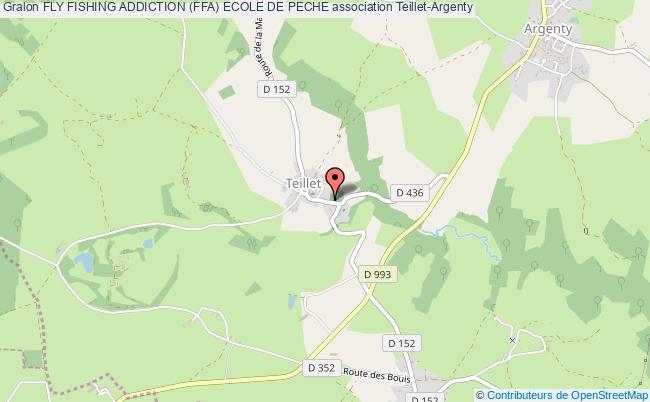 plan association Fly Fishing Addiction (ffa) Ecole De Peche Teillet-Argenty