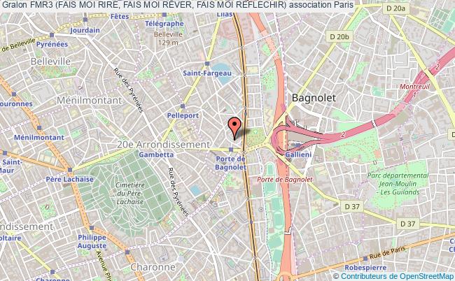 plan association Fmr3 (fais Moi Rire, Fais Moi RÊver, Fais Moi Reflechir) Paris