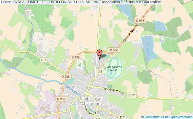 plan association Fnaca Comite De Chatillon Sur Chalaronne Châtillon-sur-Chalaronne