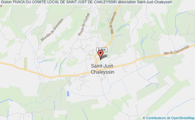 plan association Fnaca Du Comite Local De Saint Just De Chaleyssin Saint-Just-Chaleyssin