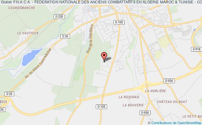 plan association F.n.a.c.a. - Federation Nationale Des Anciens Combattants En Algerie Maroc & Tunisie - Comite Local De L'aigle L'Aigle