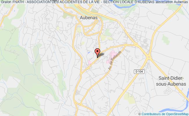 FNATH - ASSOCIATION DES ACCIDENTES DE LA VIE - SECTION LOCALE D'AUBENAS