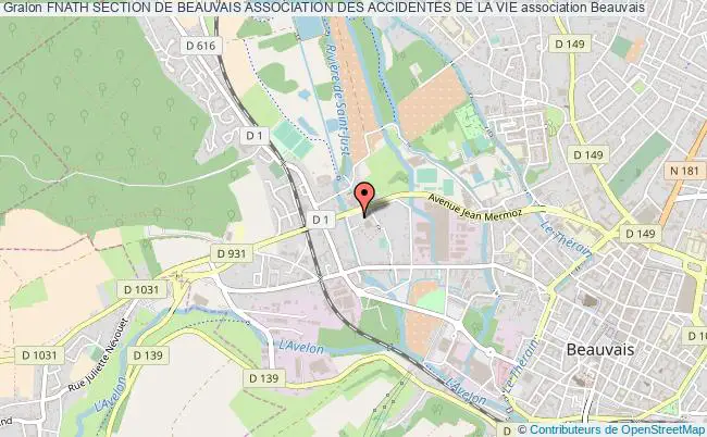 plan association Fnath Section De Beauvais Association Des Accidentes De La Vie Beauvais