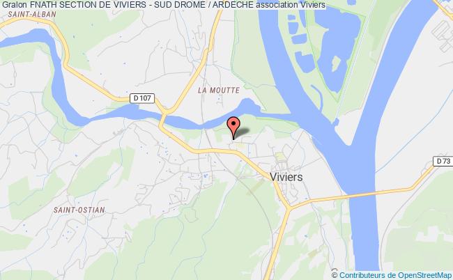 plan association Fnath Section De Viviers - Sud Drome / Ardeche Viviers