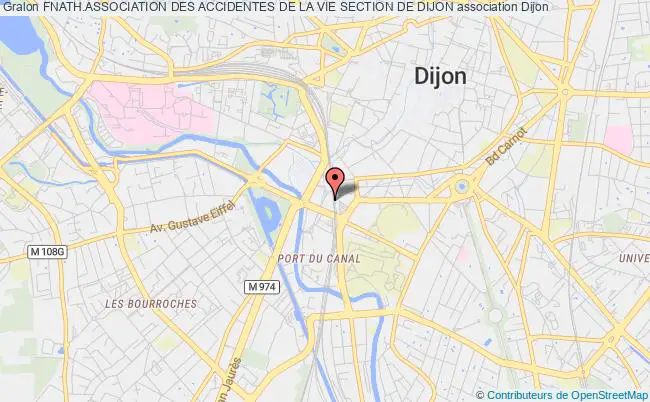 plan association Fnath.association Des Accidentes De La Vie Section De Dijon Dijon