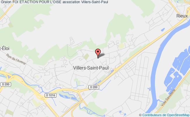 plan association Foi Et Action Pour L'oise Villers-Saint-Paul
