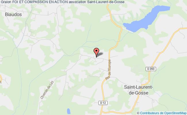 plan association Foi Et Compassion En Action Saint-Laurent-de-Gosse