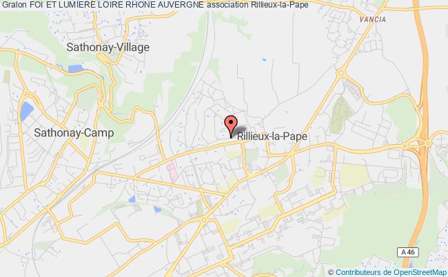 plan association Foi Et Lumiere Loire Rhone Auvergne Rillieux-la-Pape