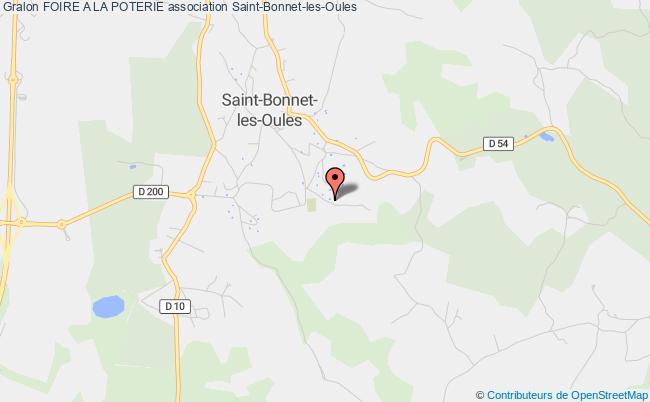 plan association Foire A La Poterie Saint-Bonnet-les-Oules