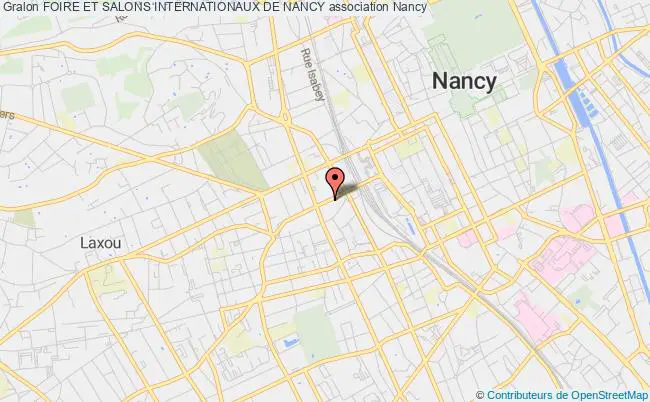 plan association Foire Et Salons Internationaux De Nancy Nancy