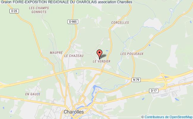 plan association Foire-exposition Regionale Du Charolais Charolles