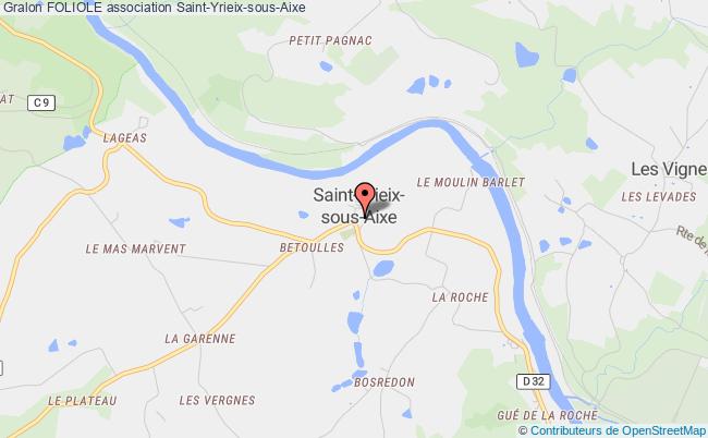 plan association Foliole Saint-Yrieix-sous-Aixe
