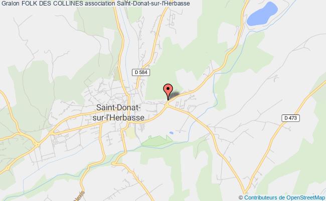 plan association Folk Des Collines Saint-Donat-sur-l'Herbasse