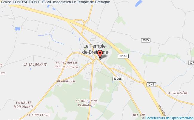 plan association Fond'action Futsal Le Temple-de-Bretagne