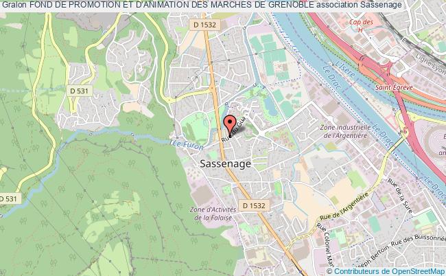 plan association Fond De Promotion Et D'animation Des Marches De Grenoble Sassenage