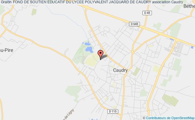 plan association Fond De Soutien Educatif Du Lycee Polyvalent Jacquard De Caudry Caudry